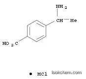Molecular Structure of 1187930-54-6 (4-(1-AMINO-ETHYL)-BENZOIC ACID HYDROCHLORIDE)